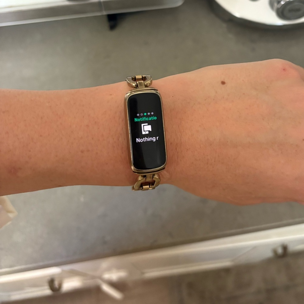 Gorjana Gold Fitbit luxe special edition Smart Fitness Tracker